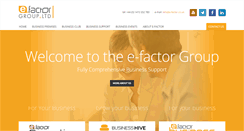 Desktop Screenshot of e-factor.co.uk